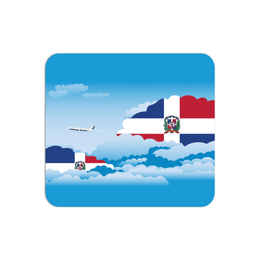 Dominican Republic Flag Day Clouds Mouse pad 