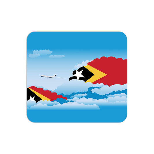 East Timor Flag Day Clouds Mouse pad 