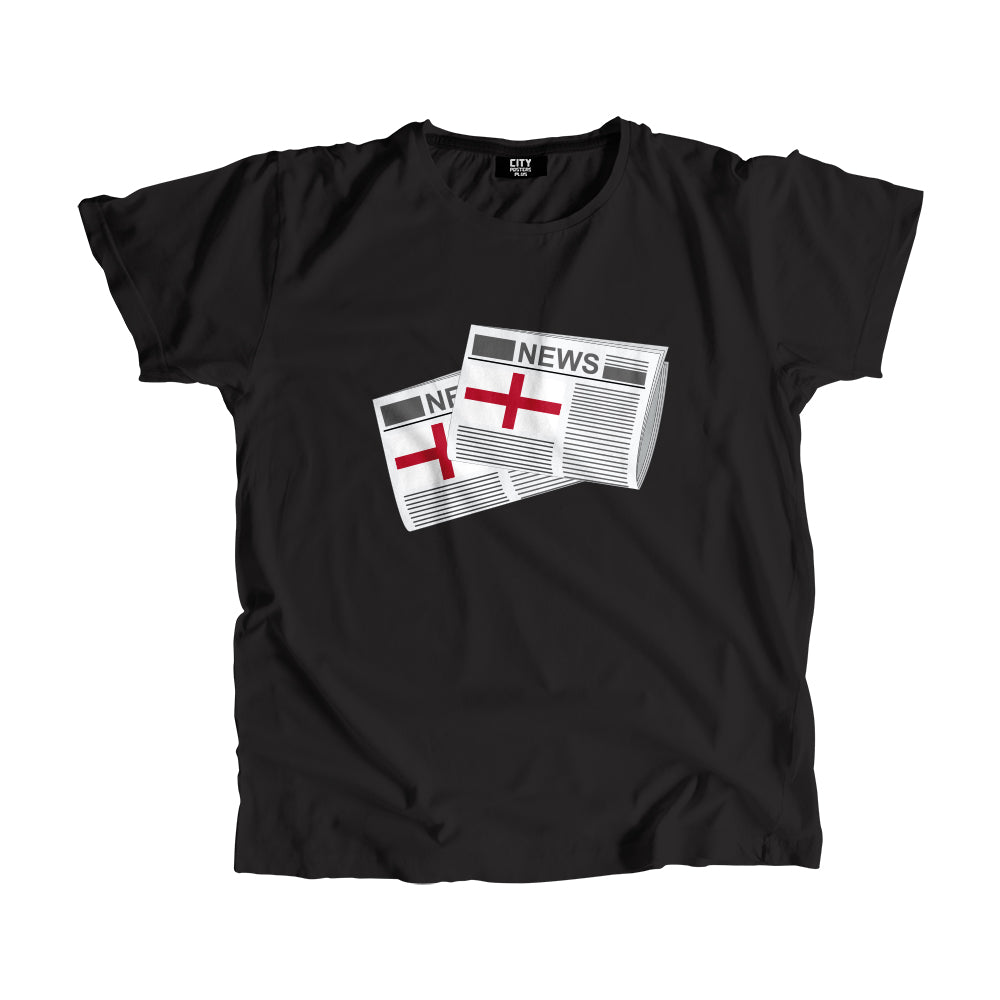 England Newspapers Unisex T-Shirt 
