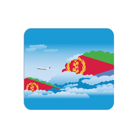 Eritrea Flag Day Clouds Mouse pad 