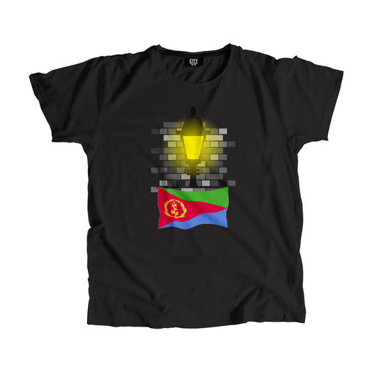 Eritrea Flag Street Lamp Bricks Unisex T-Shirt