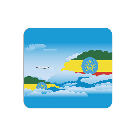 Ethiopia Flag Day Clouds Mouse pad 