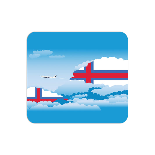 Faroe Islands Flag Day Clouds Mouse pad 
