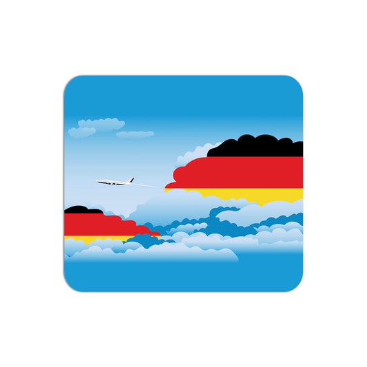 Germany Flag Day Clouds Mouse pad 