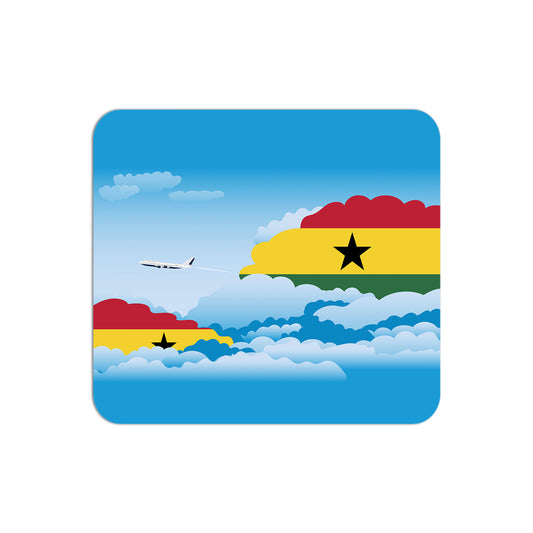 Ghana Flag Day Clouds Mouse pad 