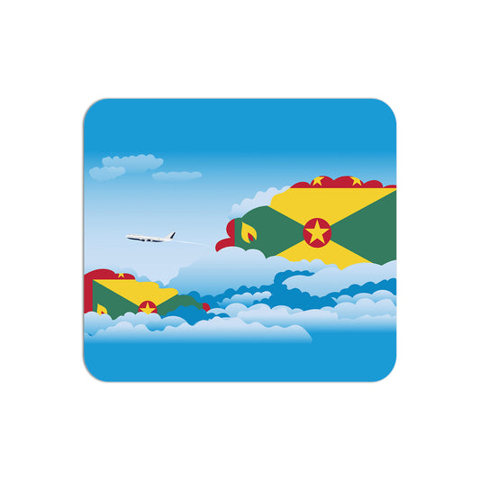 Grenada Flag Day Clouds Mouse pad 
