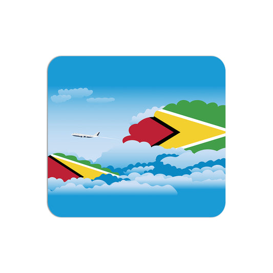Guyana Flag Day Clouds Mouse pad 