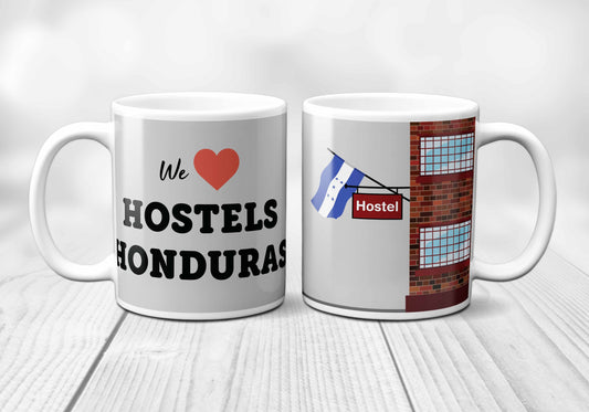 We Love HONDURAS Hostels Mug