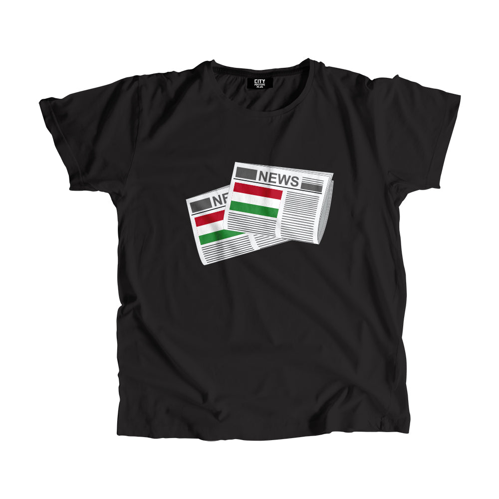 Hungary Newspapers Unisex T-Shirt 