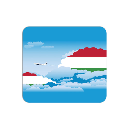 Hungary Flag Day Clouds Mouse pad 
