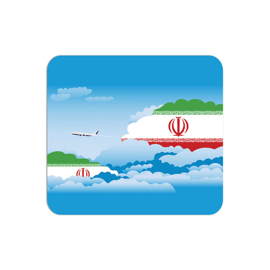 Iran Flag Day Clouds Mouse pad 