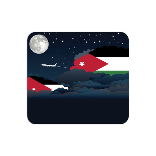 Jordan Flag Night Clouds Mouse pad 