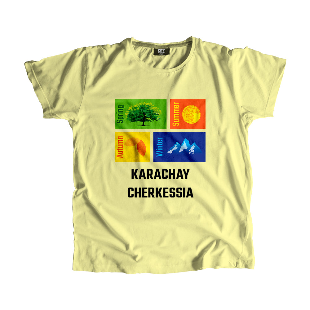 KARACHAY CHERKESSIA Seasons Unisex T-Shirt (Butter Yellow)