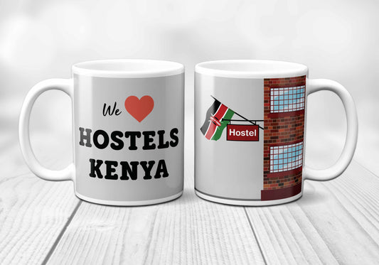 We Love KENYA Hostels Mug