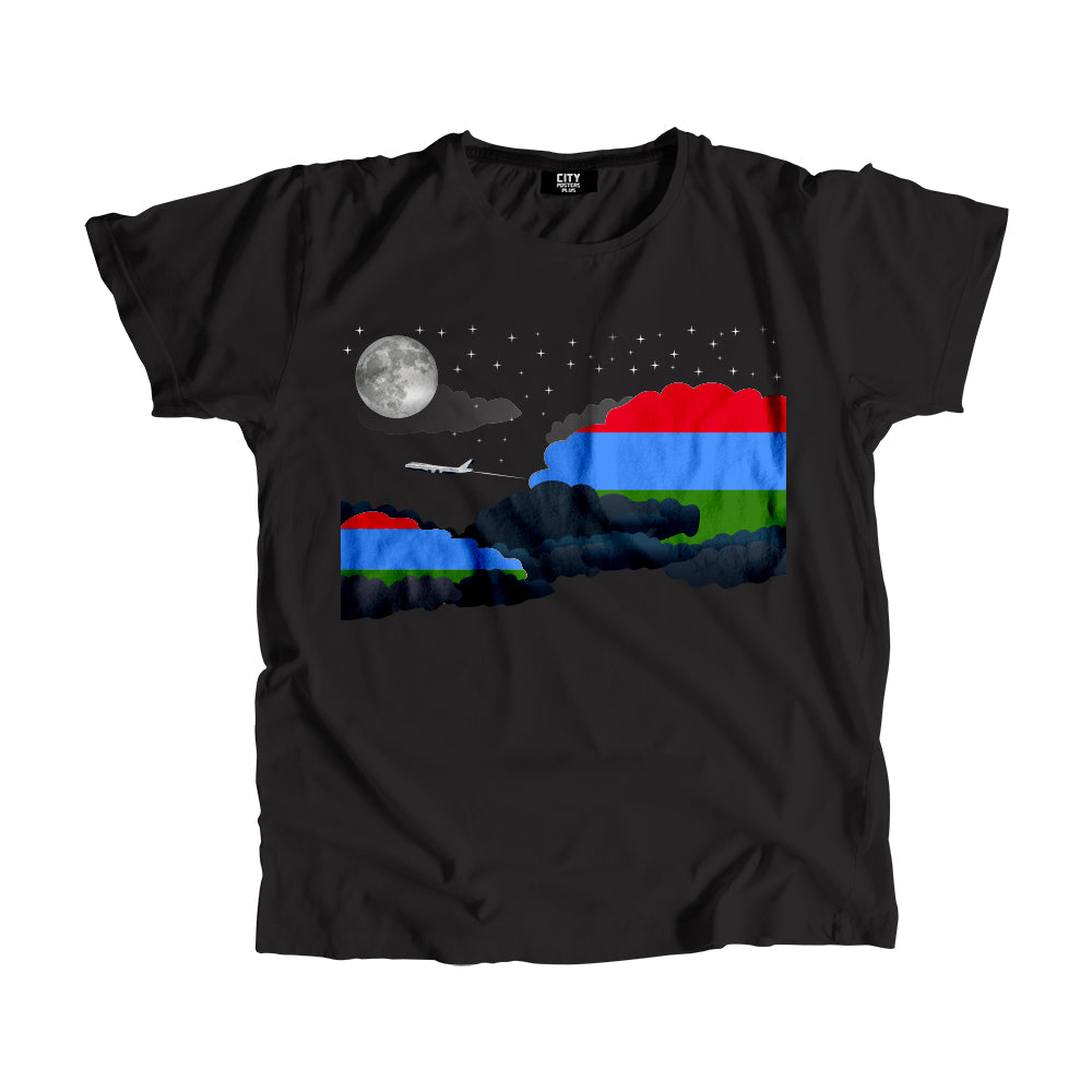 Karelia Flags Night Clouds Unisex T-Shirt