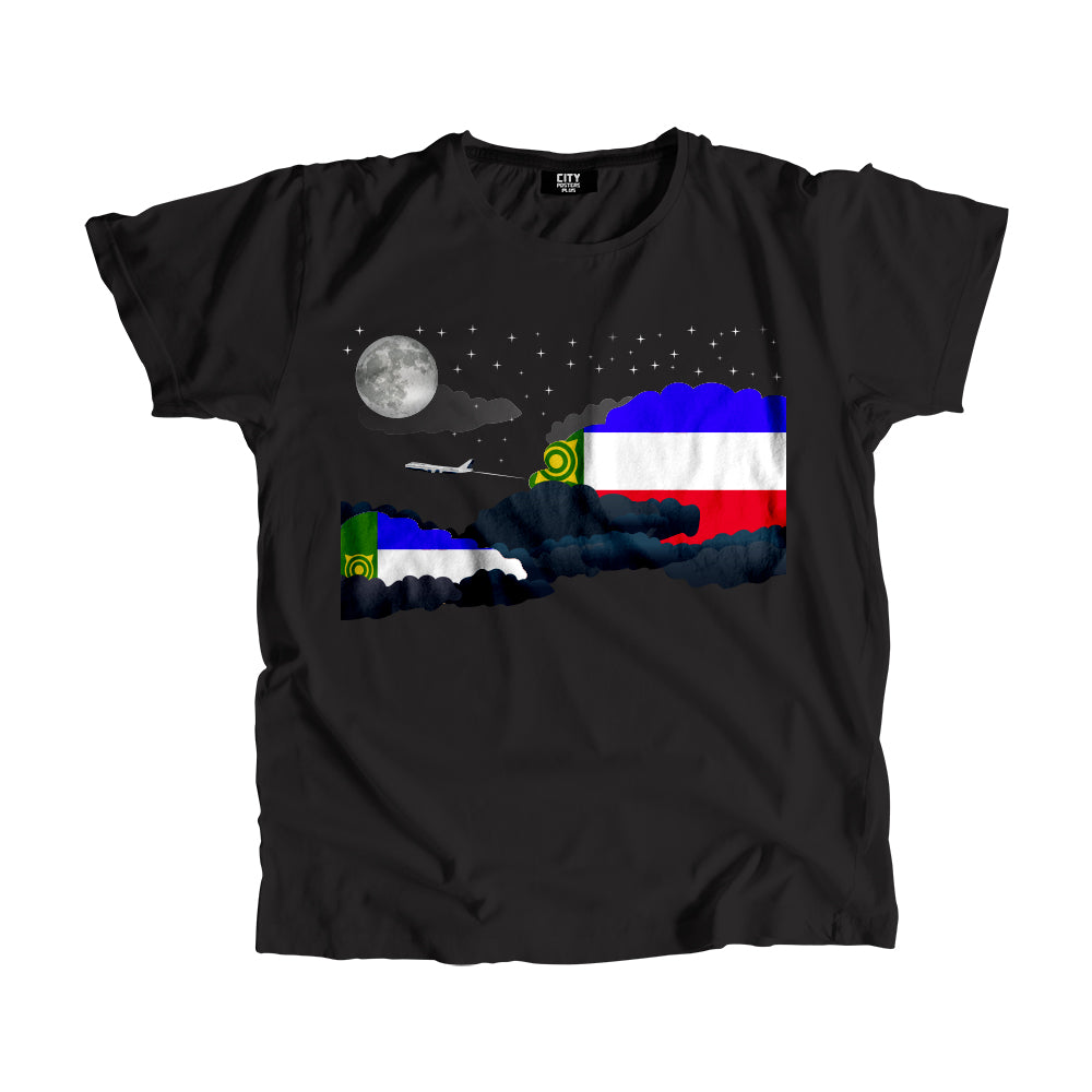 Khakassia Flags Night Clouds Unisex T-Shirt