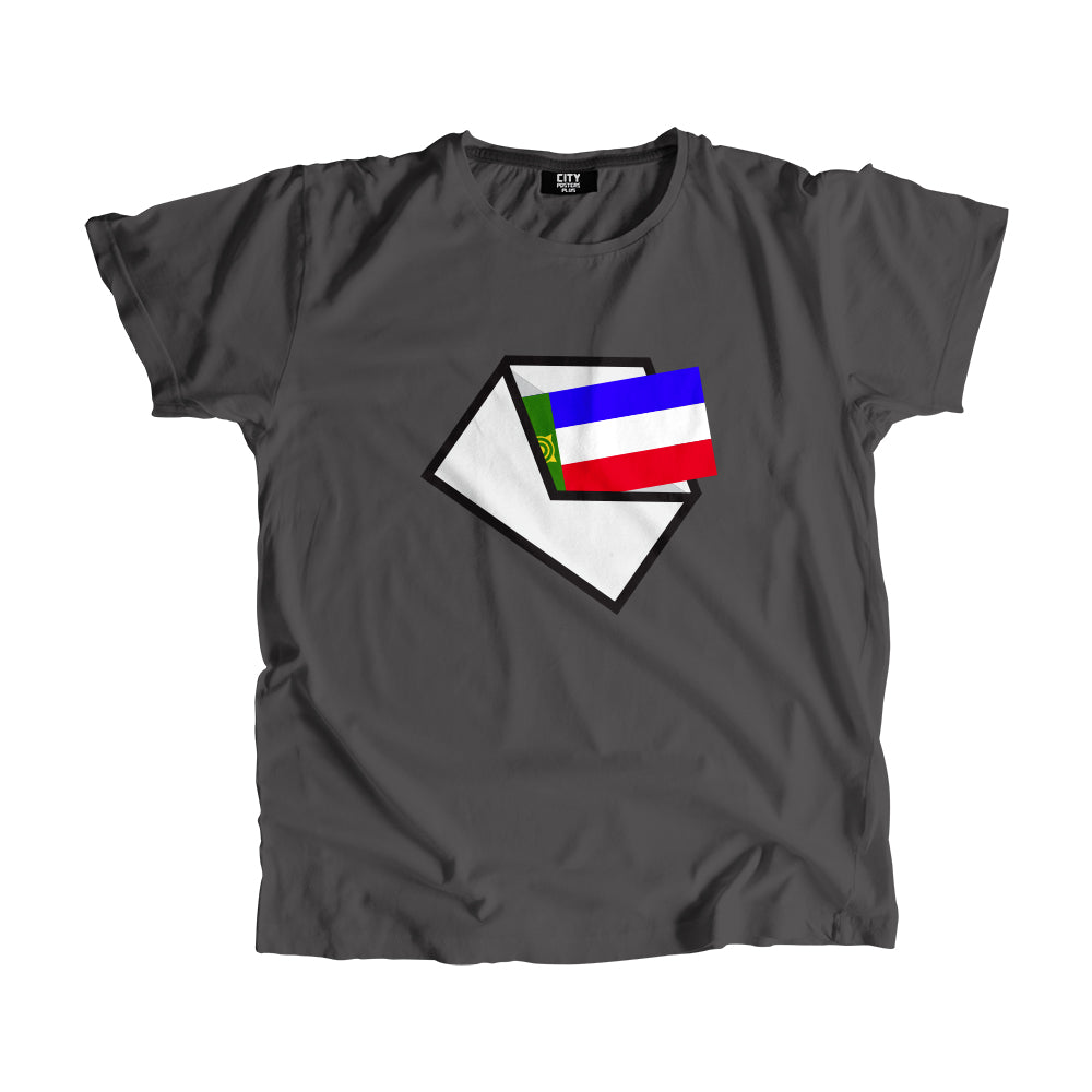 Khakassia Flag Mail Men Women Unisex T-Shirt