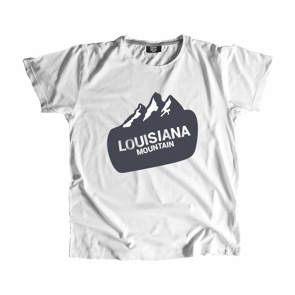 LOUISIANA Grey Mountain Unisex T-Shirt