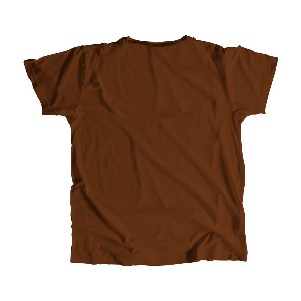 00 Number Men Women Unisex T-Shirt (Brown)
