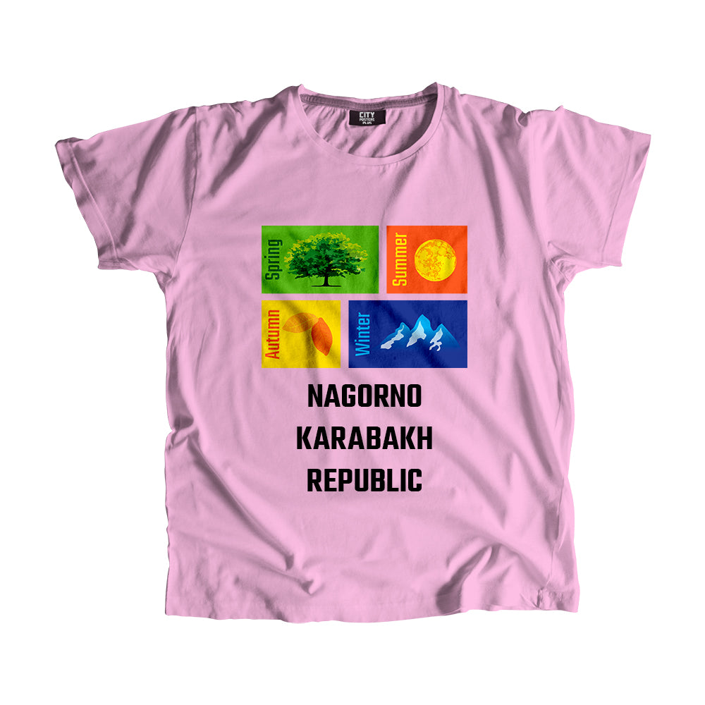 NAGORNO KARABAKH REPUBLIC Seasons Unisex T-Shirt (Liril Green)