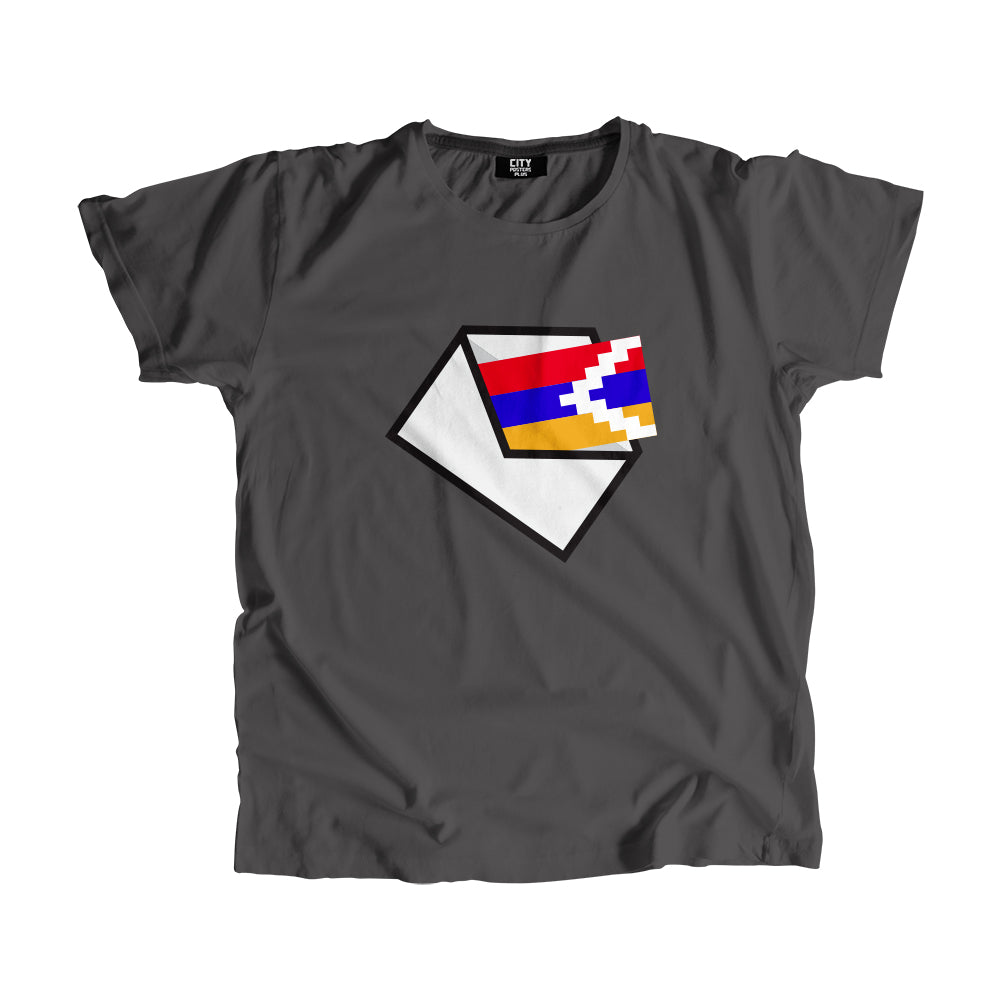 Nagorno Karabakh Republic Flag Mail Men Women Unisex T-Shirt