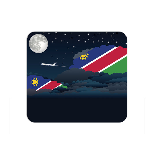 Namibia Flag Night Clouds Mouse pad 