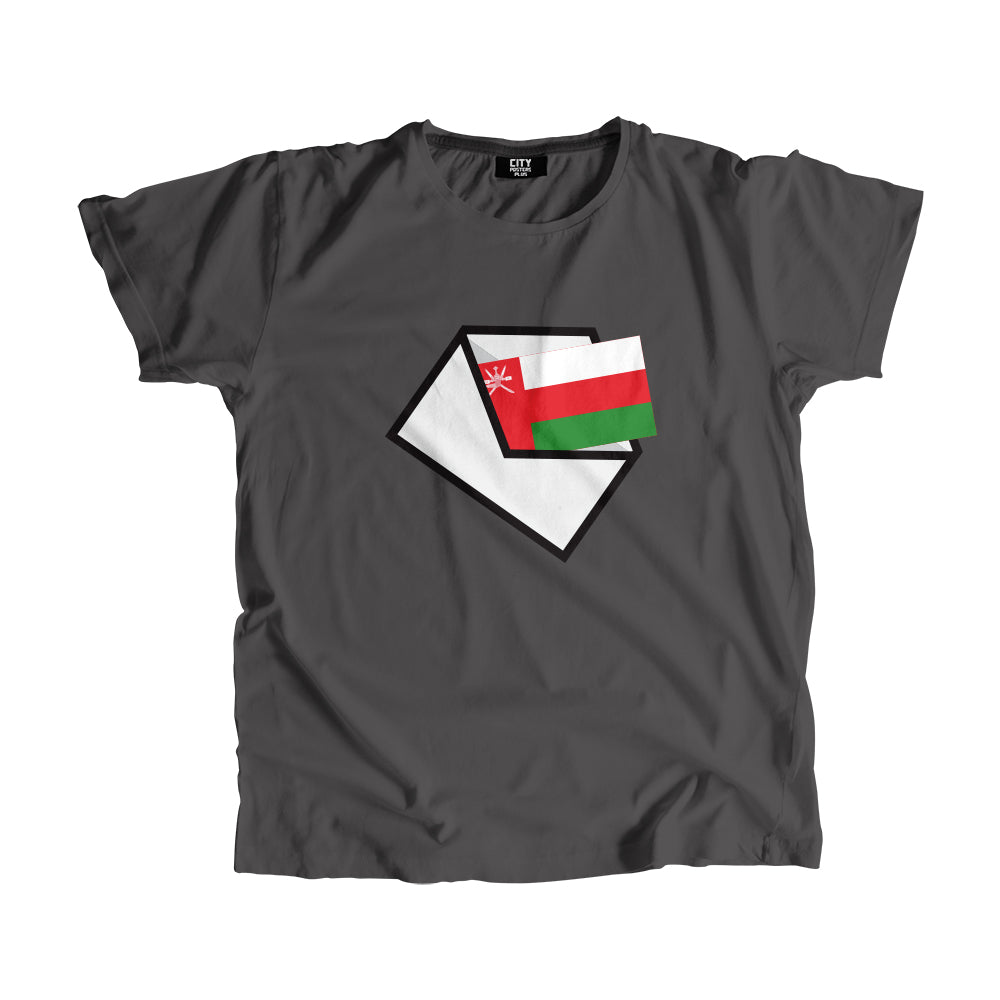 Oman Flag Mail Men Women Unisex T-Shirt