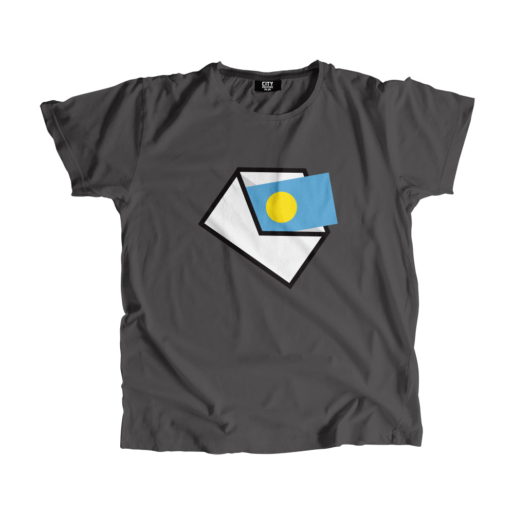 Palau Flag Mail Men Women Unisex T-Shirt