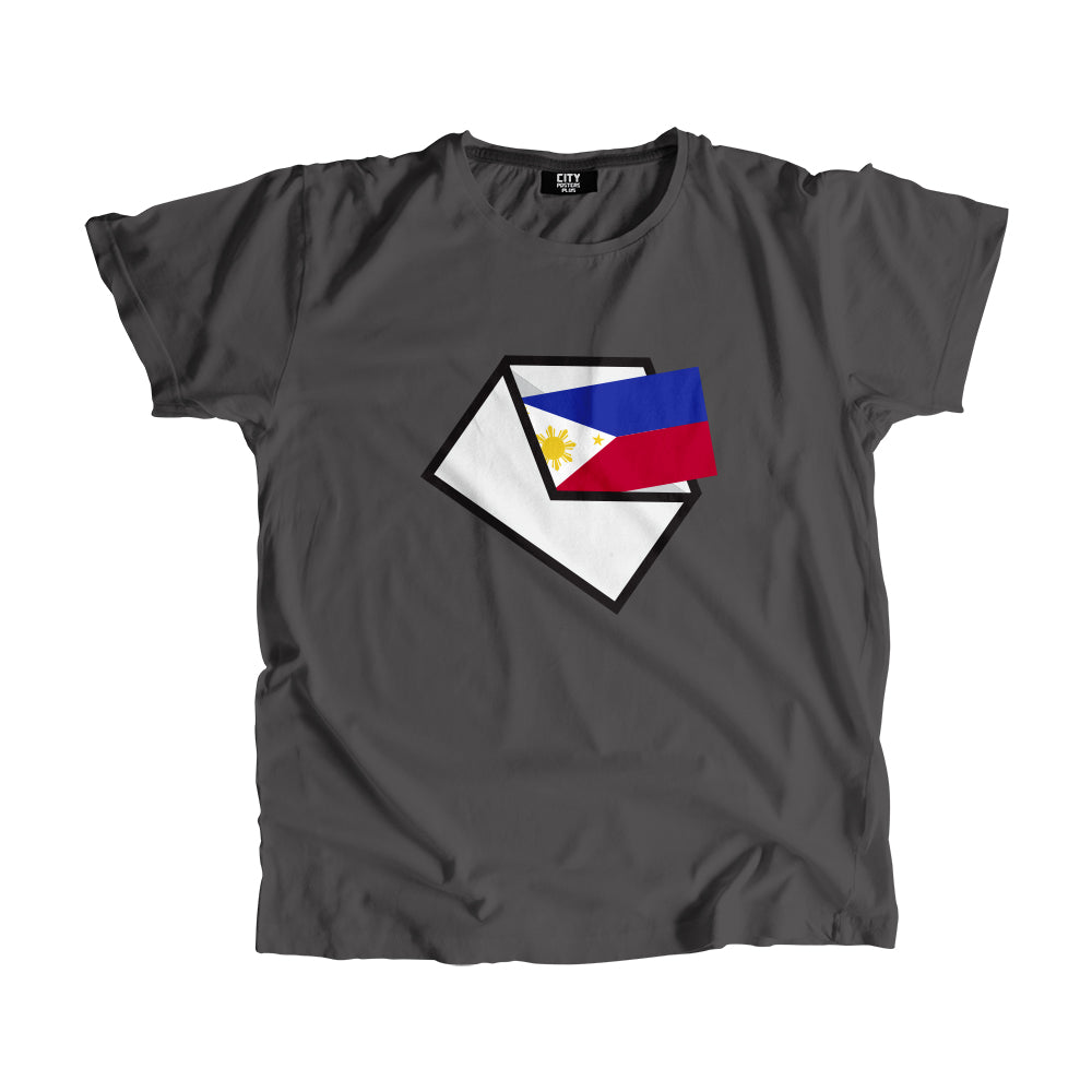 Philippines Flag Mail Men Women Unisex T-Shirt