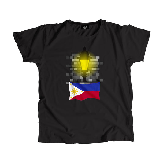 Philippines Flag Street Lamp Bricks Unisex T-Shirt