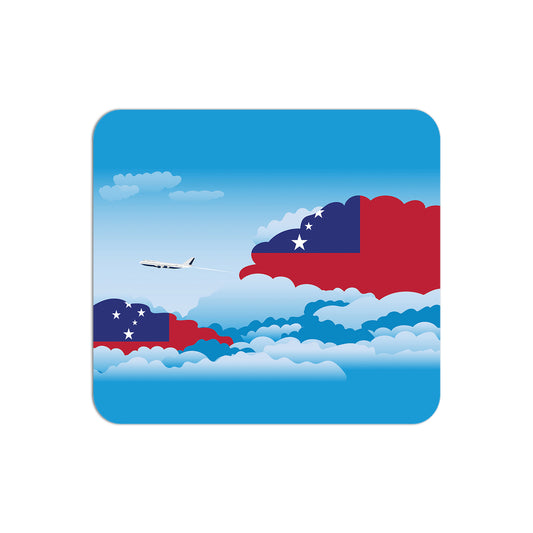 Samoa Flag Day Clouds Mouse pad 