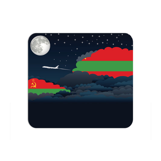 Transnistria Flag Night Clouds Mouse pad 