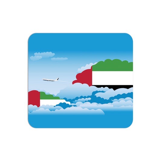 UAE Flag Day Clouds Mouse pad 