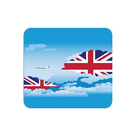 United KIngdom Flag Day Clouds Mouse pad 