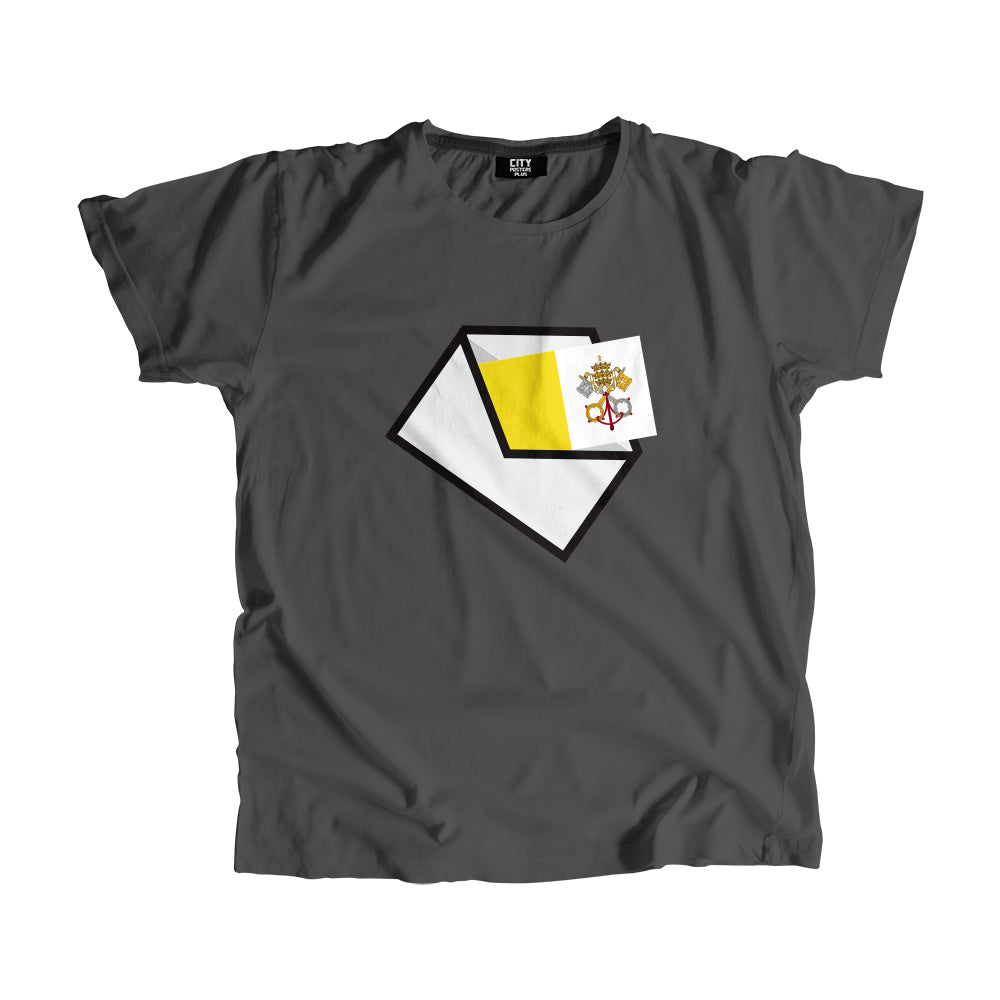 Vatican City Holy See Flag Mail Men Women Unisex T-Shirt