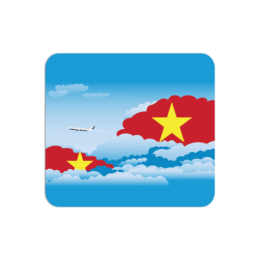 Vietnam Flag Day Clouds Mouse pad 