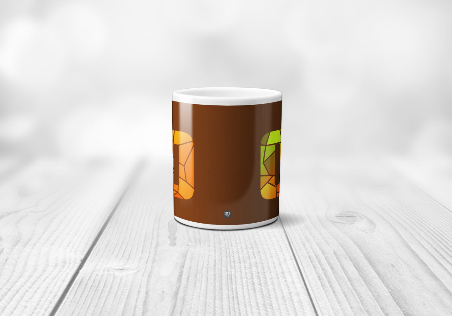 93 Number Mug (Brown)