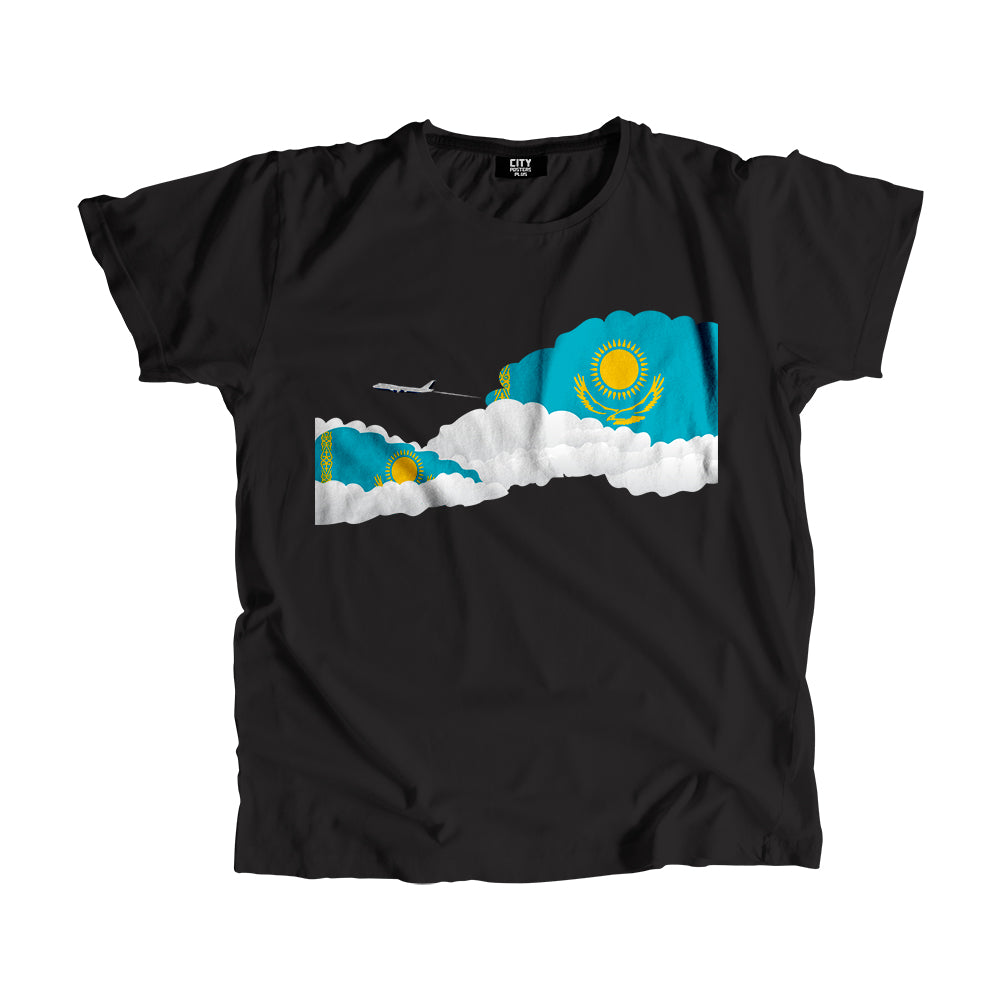 Kazakhstan Flags Day Clouds Unisex T-Shirt