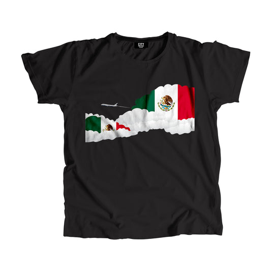 Mexico Flags Day Clouds Unisex T-Shirt