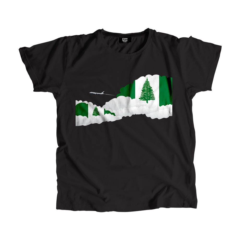 Norfolk Island Flags Day Clouds Unisex T-Shirt