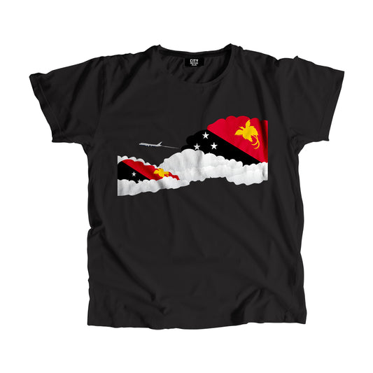 Papua New Guinea Flags Day Clouds Unisex T-Shirt