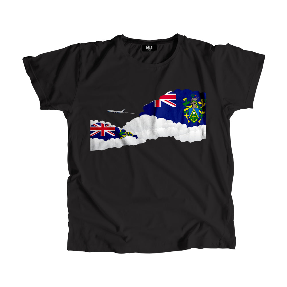 Pitcairn Islands Flags Day Clouds Unisex T-Shirt