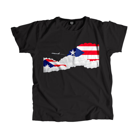 Puerto Rico Flags Day Clouds Unisex T-Shirt