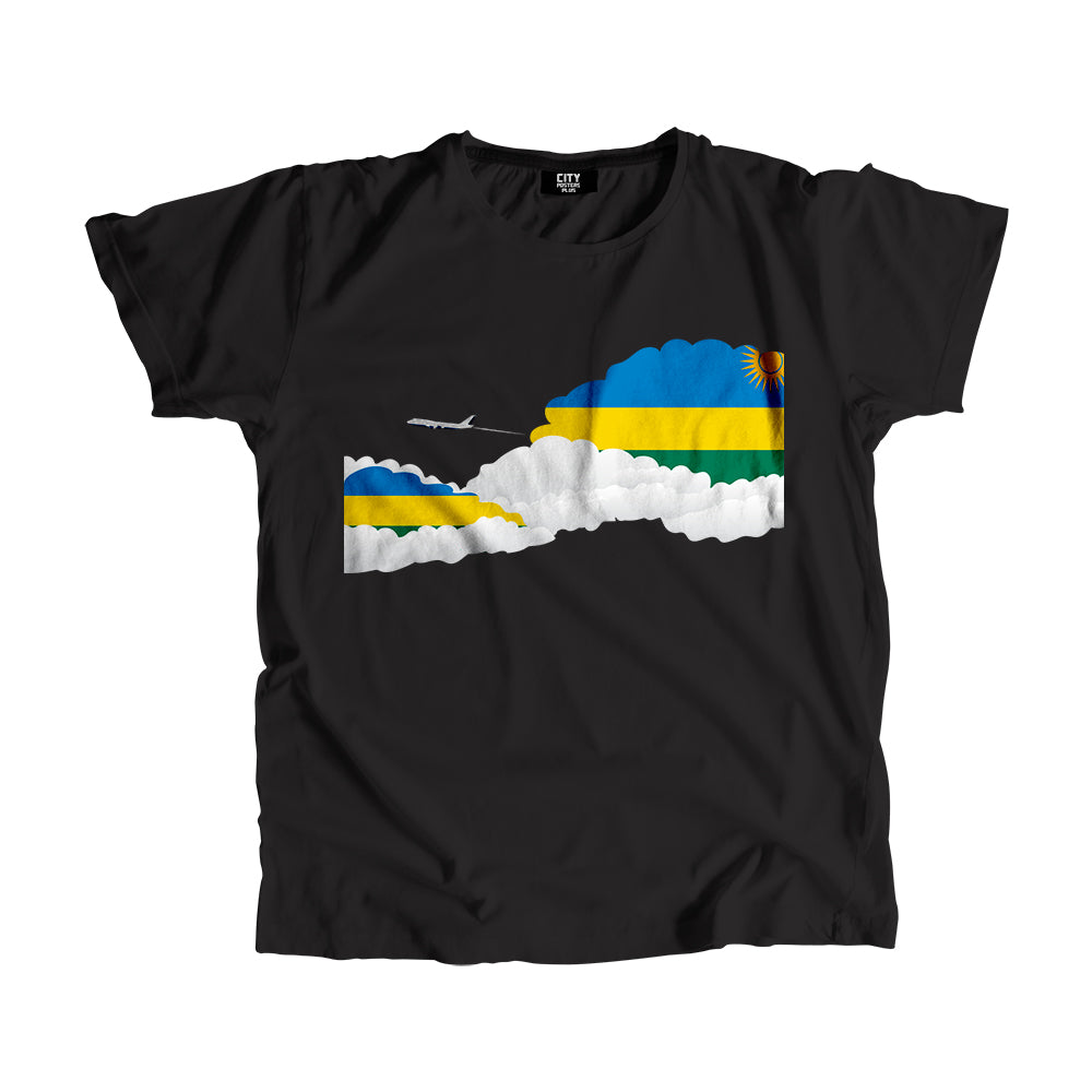 Rwanda Flags Day Clouds Unisex T-Shirt