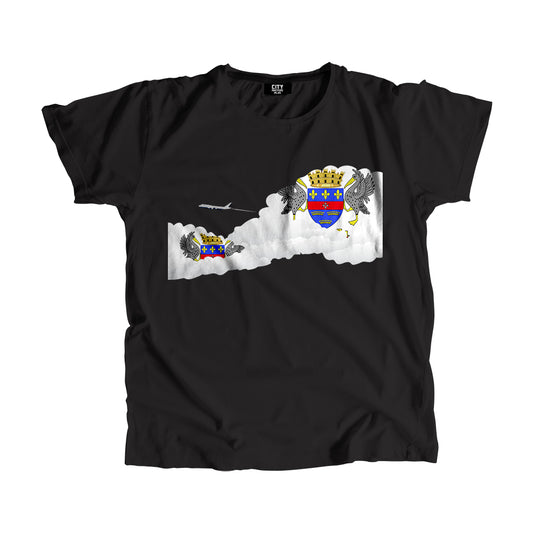 Saint Barthelemy Flags Day Clouds Unisex T-Shirt