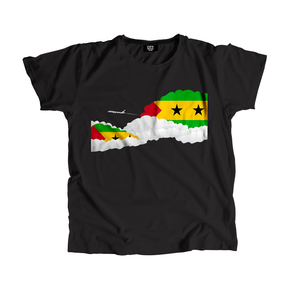 Sao Tome and Principe Flags Day Clouds Unisex T-Shirt