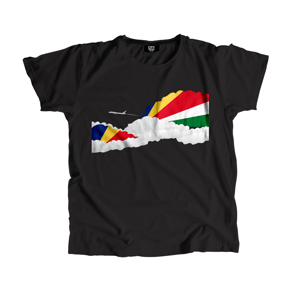 Seychelles Flags Day Clouds Unisex T-Shirt