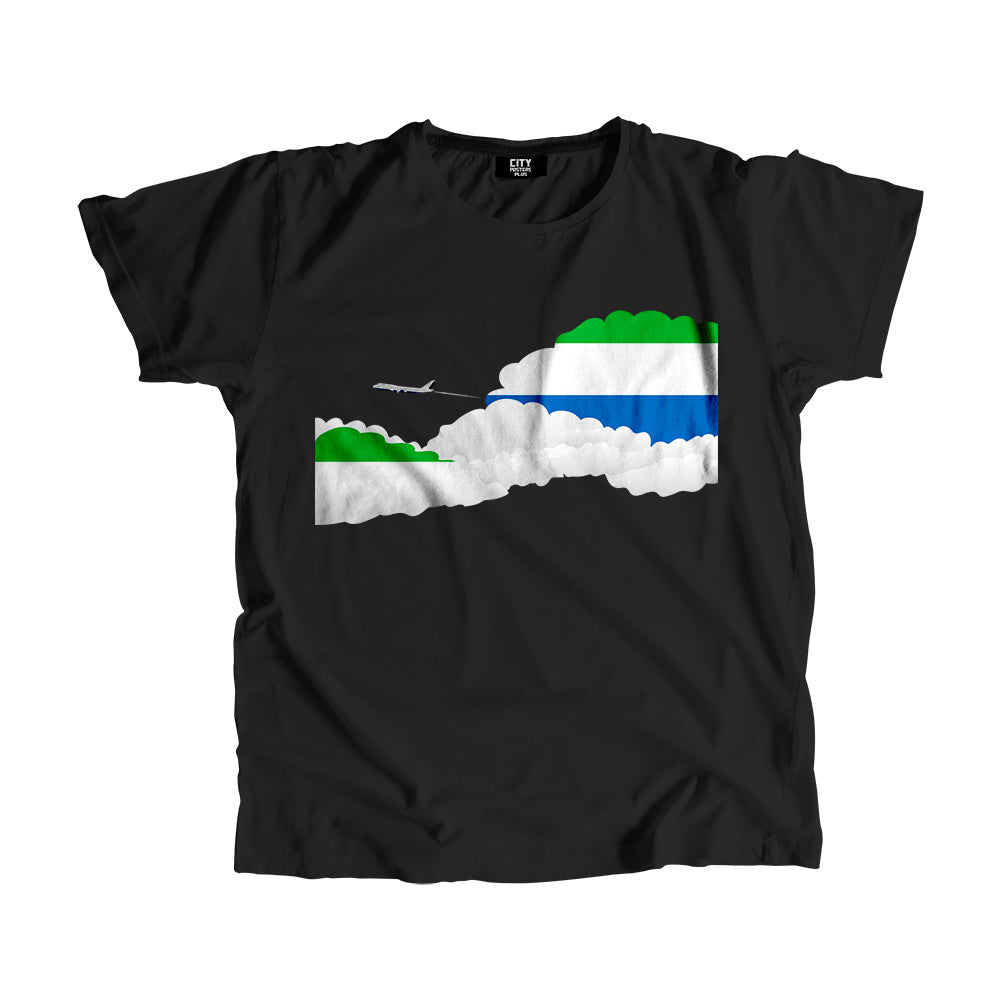 Sierra Leone Flags Day Clouds Unisex T-Shirt
