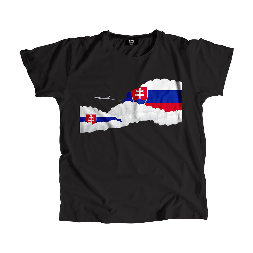 Slovakia Flags Day Clouds Unisex T-Shirt