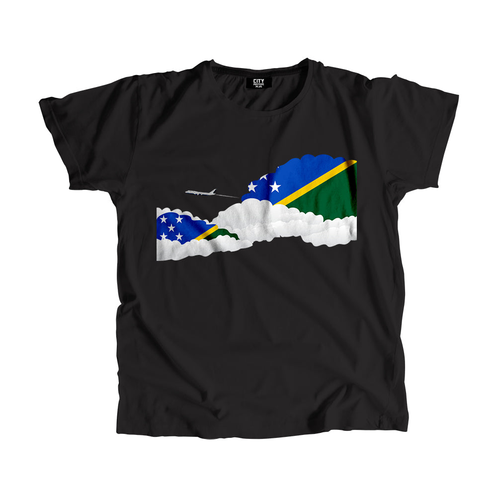 Solomon Islands Flags Day Clouds Unisex T-Shirt